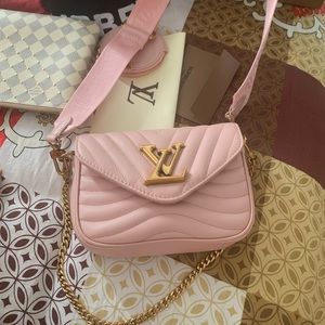 Pink wave multi-pochette